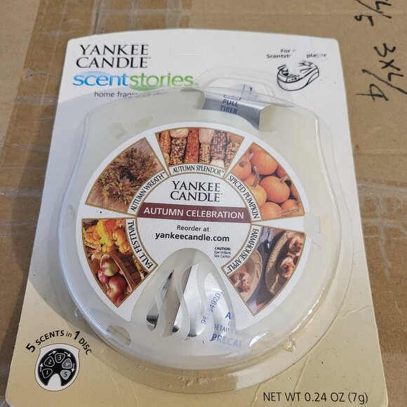 Yankee Candle Scentstories Disc Autumn Celebration - NIB DISC ONLY "BIN C" - Picture 1 of 3